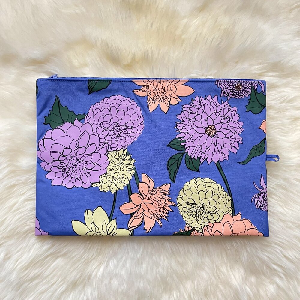NWOT Baggu Go Pouch Large - Dahlia (Garden Flowers) - Picture 3 of 5